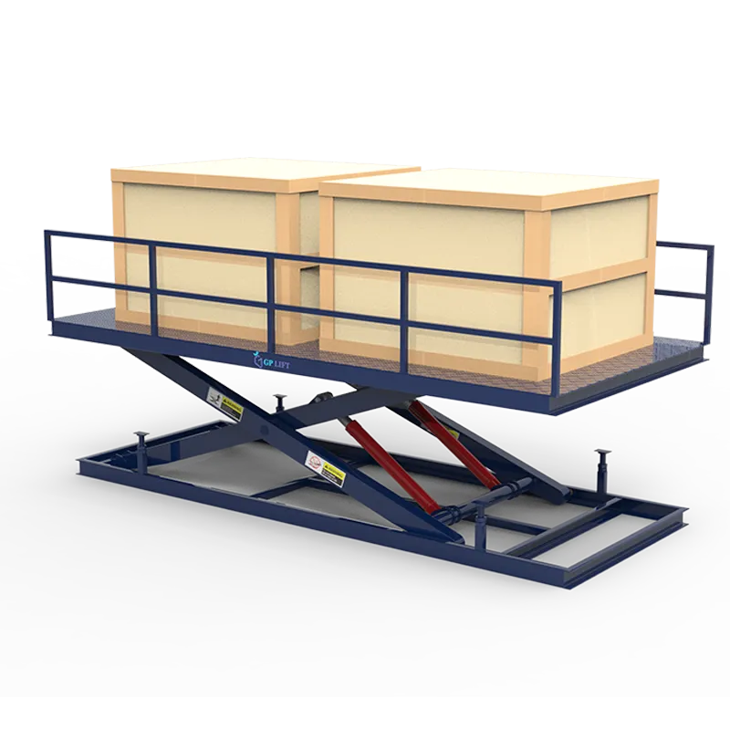 Single Deck Cargo Scissor Lift