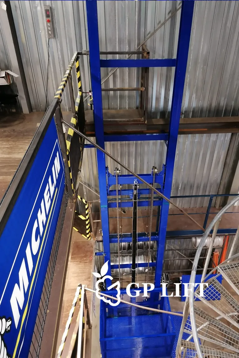 SFK Hydraulic Tractor Forklift with Goal Post Lifter on Grass Sports Field