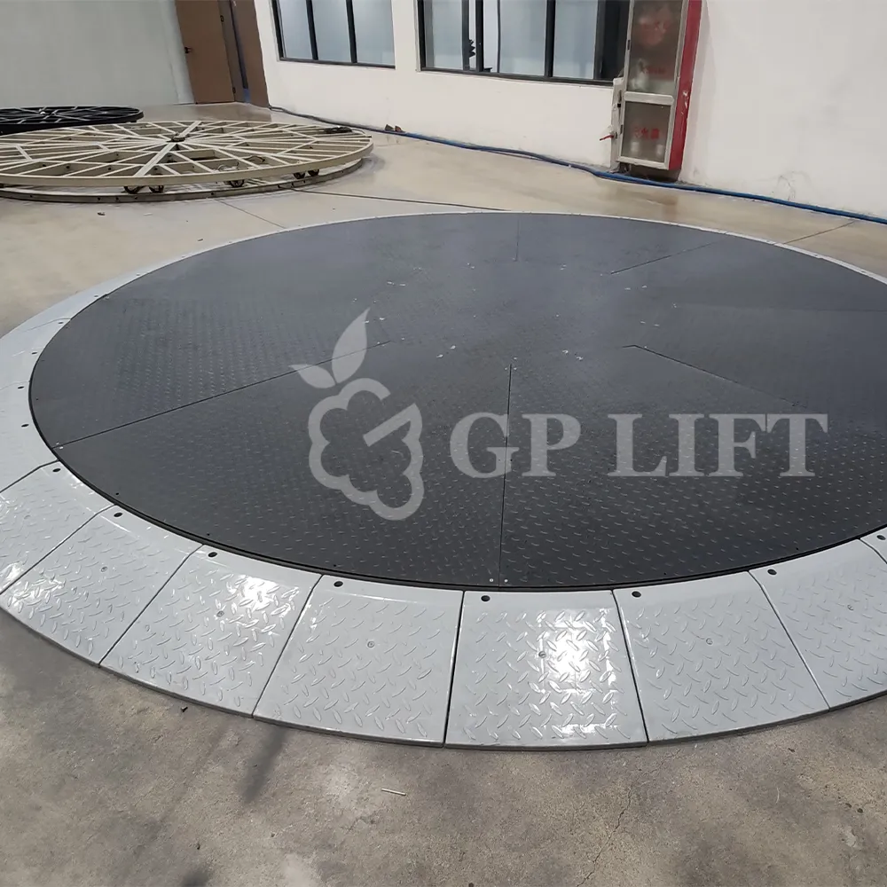 Floor-Mounted Turntable installation