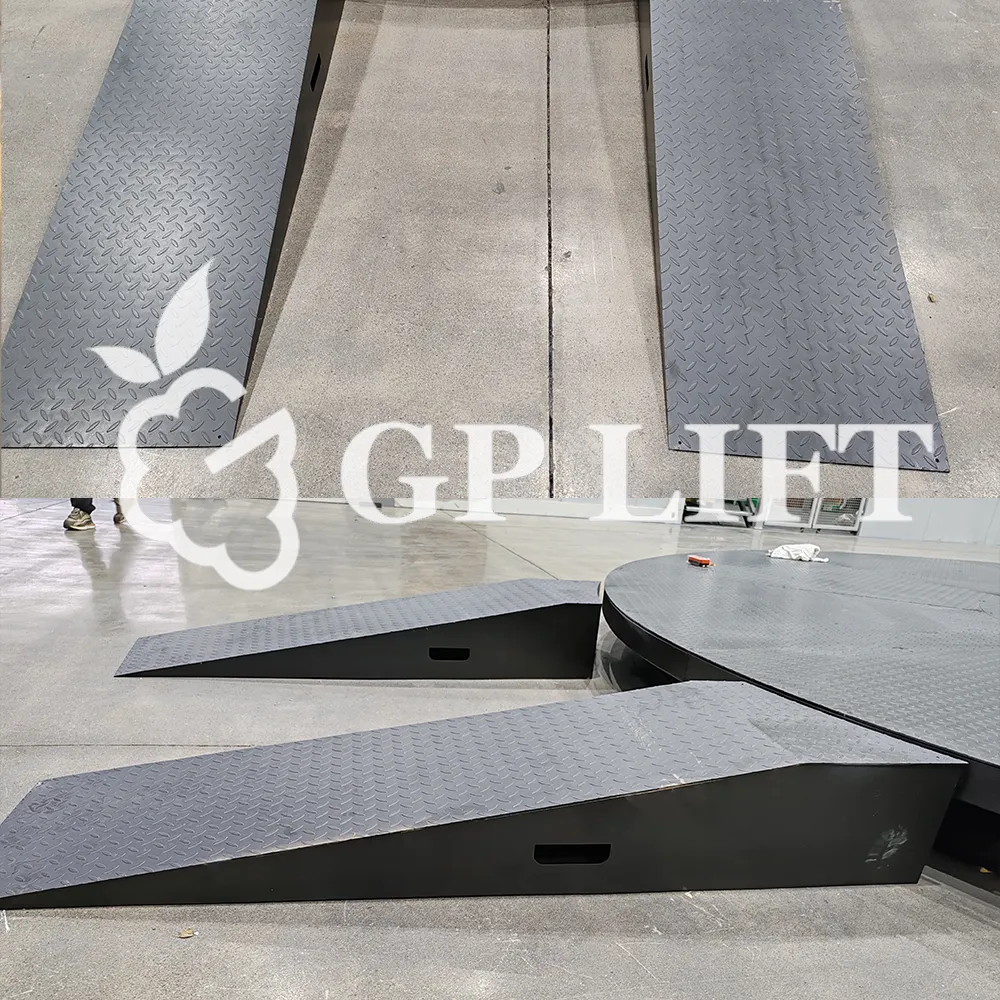 Turntable access ramp options