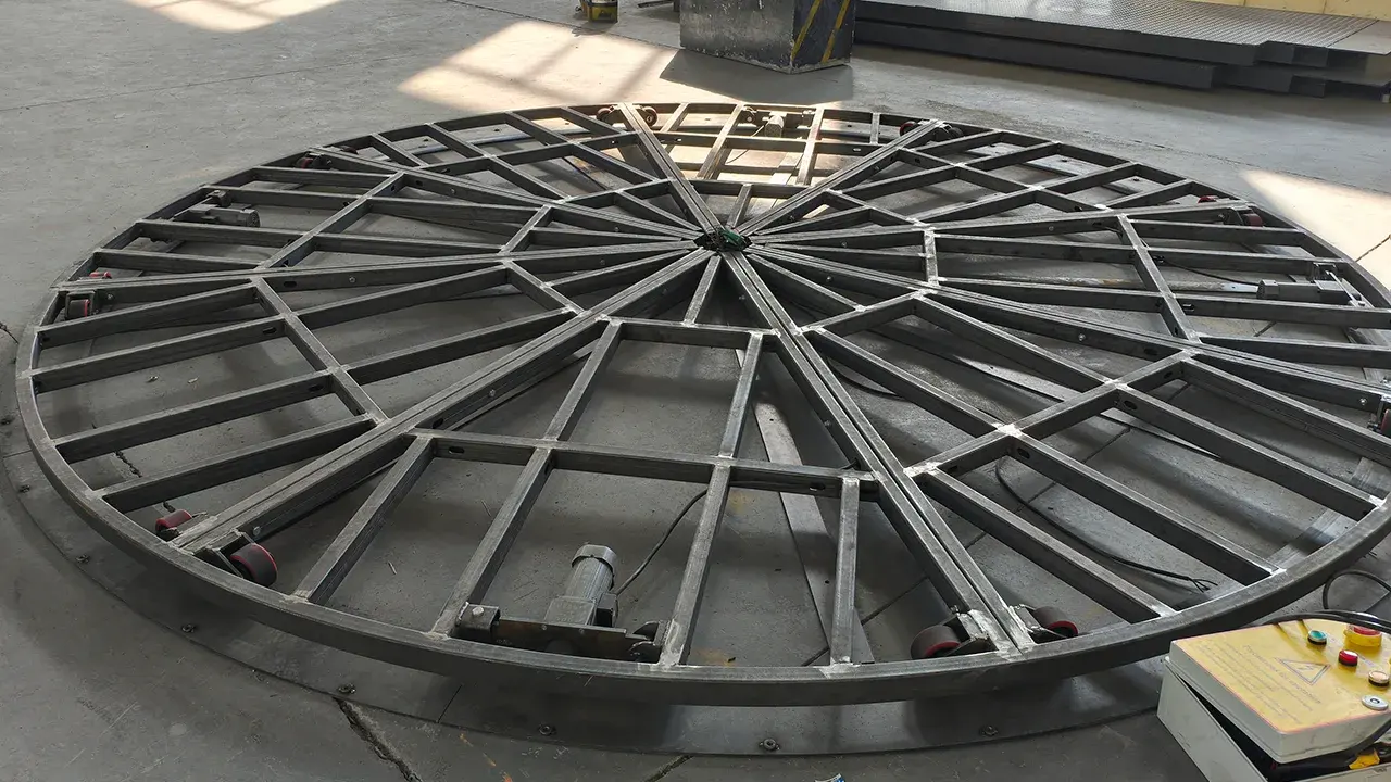 Underground Recessed Car Turntable for Luxury Villa in UAE